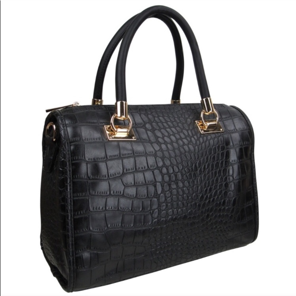 🎉 S-A-L-E 🎉❣️ Crocodile Textured Handbag - Picture 1 of 7